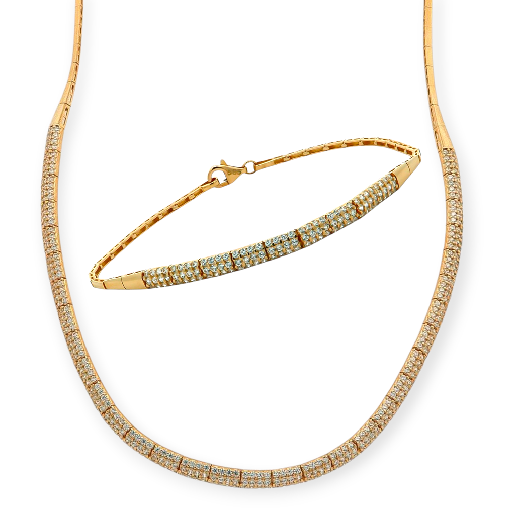 χρυσό κολιέ 14κ, κολιέ χρυσό, λαμπερό κολιέ, καμπυλωτό κολιέ, κολιέ με πλακάκια, χυτό κολιέ, γυναικείο κολιέ χρυσό, πολυτελές κολιέ, σετ κοσμημάτων, κολιέ και βραχιόλι, κομψό κολιέ, κόσμημα για δώρο, κόσμημα για ιδιαίτερες περιστάσεις, elegant necklace, p