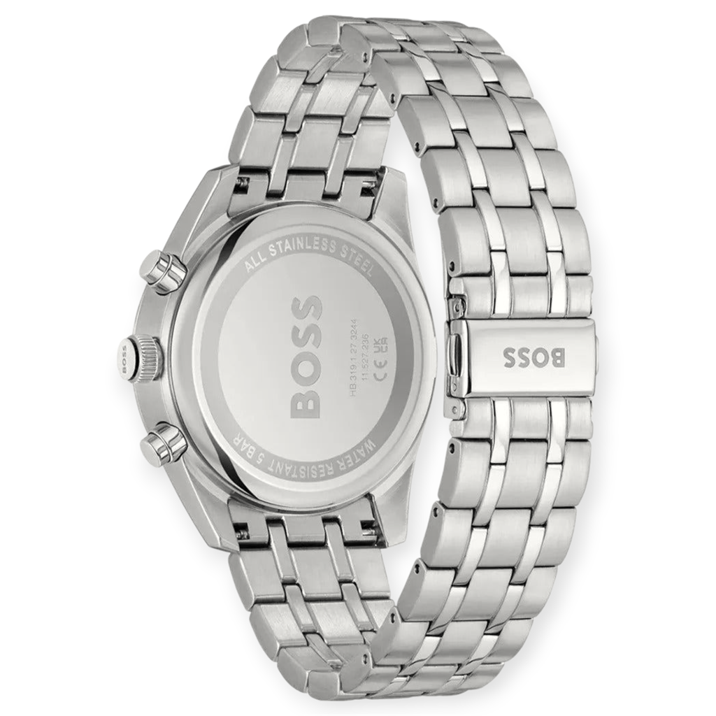 BOSS Skytraveller Chronograph Silver Stainless Steel Bracelet 1514151
