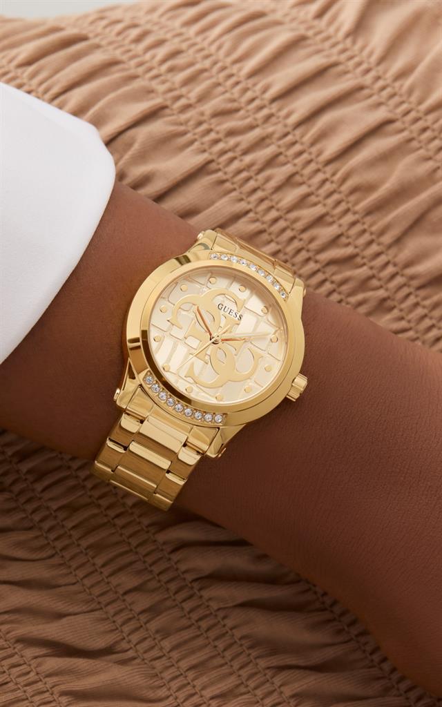 GUESS Annette, Κρύσταλλα, Χρυσό Ατσάλι, Μπρασελέ, Ρολόι, Γυναικείο, Πολυτελές, Μοντέρνο, Κομψό, Χρυσό, Διαμαντάκια, Ατσάλι, Ρολόι Χειροποίητο, Σαπούνι, Κλασικό, Κομψότητα, Στιλάτο, Τάση, GUESS Annette, Crystals, Gold Stainless Steel, Bracelet, Watch, Wome