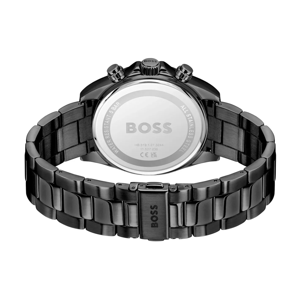 Boss Hero Black Stainless Steel Bracelet 1514271