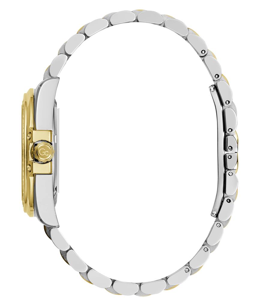 γυναικείο ρολόι, GC, GC Z53002L6, ρολόι quartz, γυναικείο ρολόι GC, ρολόι με ημερομηνία, δίχρωμο ρολόι, ασημί χρυσό ρολόι, ρολόι ανοξείδωτο ατσάλι, γυναικείο ρολόι 34mm, ρολόι με πέτρες, κομψό γυναικείο ρολόι, πολυτελές ρολόι, αδιάβροχο ρολόι 10 ATM, γυνα