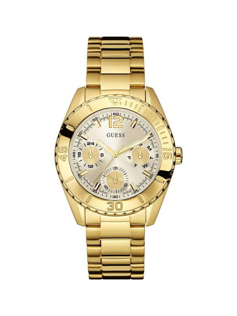 Guess Ladies Multifunction Gold Stainless Steel Bracelet W0633L1