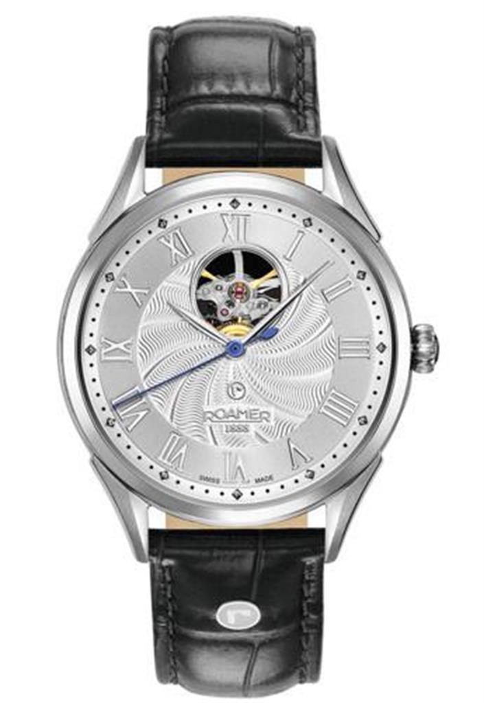 ROAMER Swissmatic Automatic Black Leather Strap R550661412205