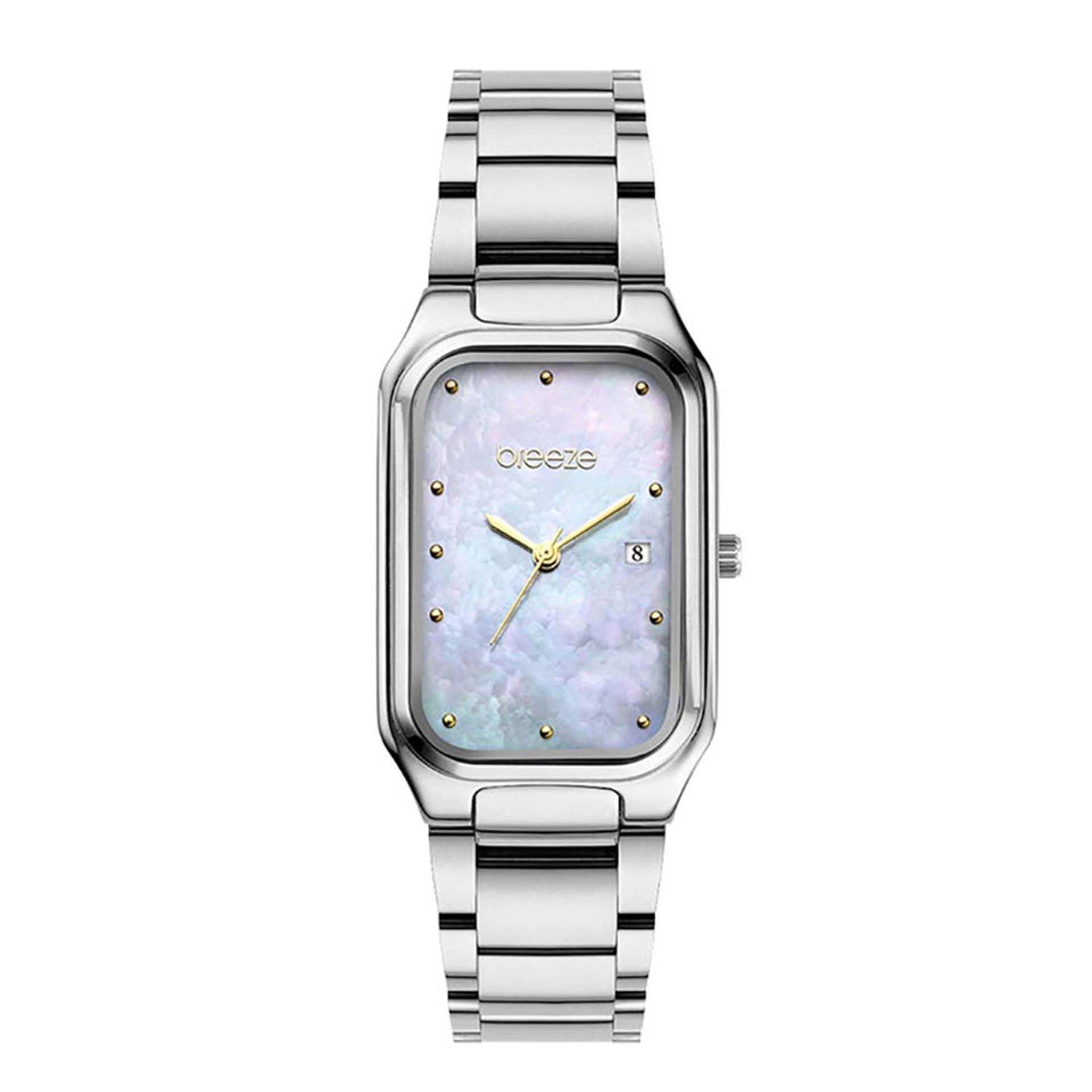 BREEZE Dynasty Silver Stainless Steel Bracelet 612321.5