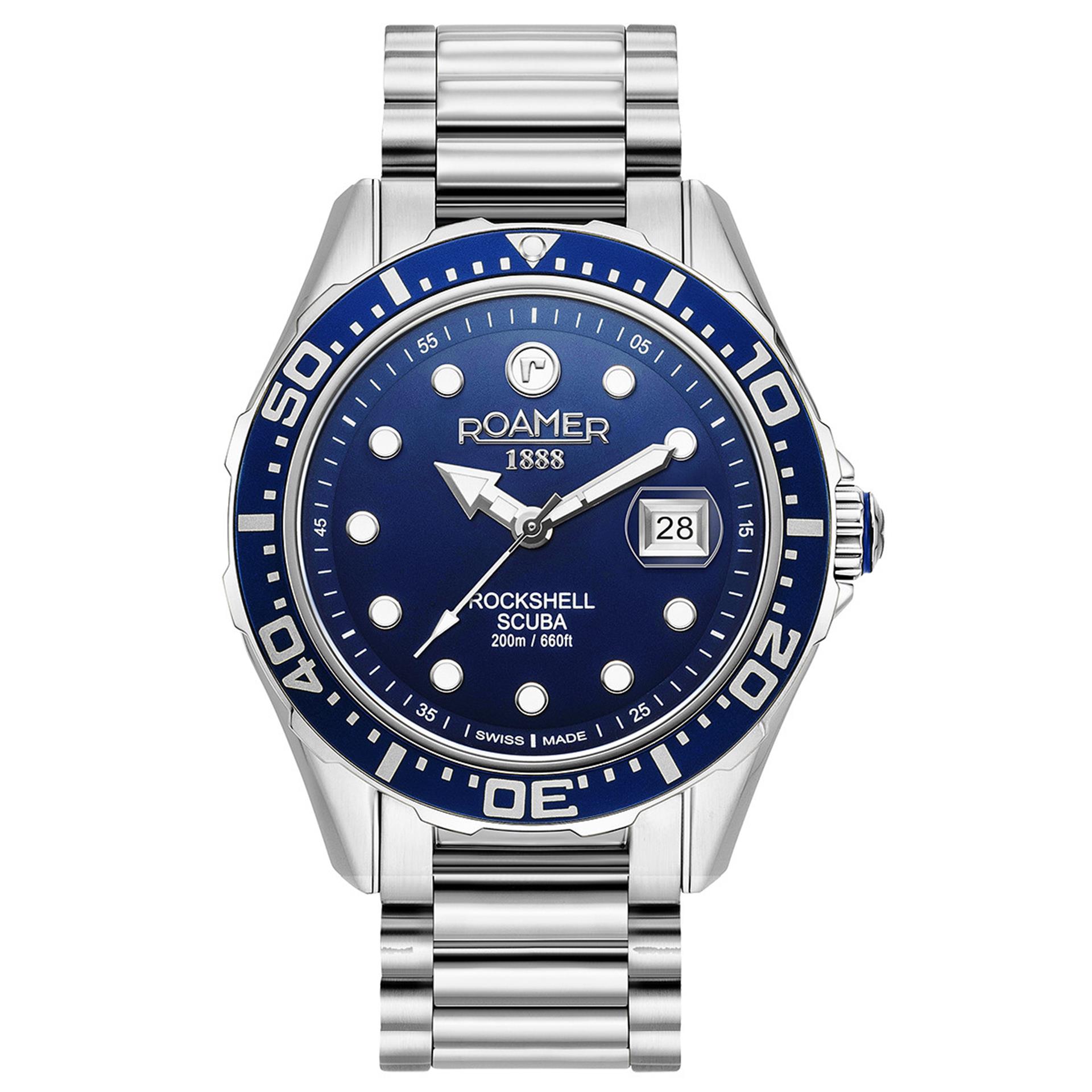 Roamer Rockshell Mark III Scuba Blue 220858-41-45-50