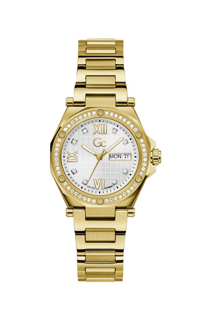 GUESS Collection Legacy Crystals Gold Stainless Steel Z20008L1MF