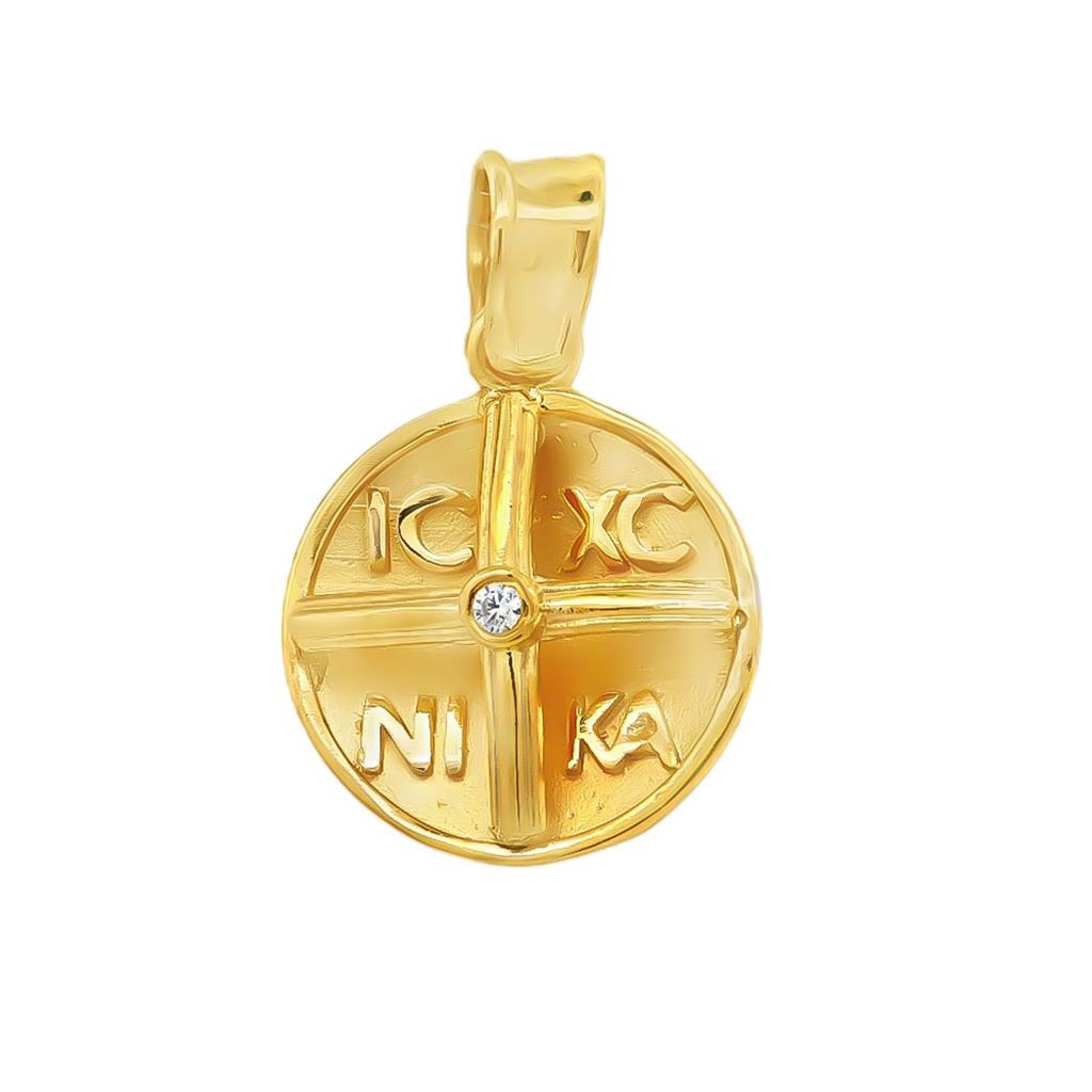 K14 Gold Constantinato Round K14