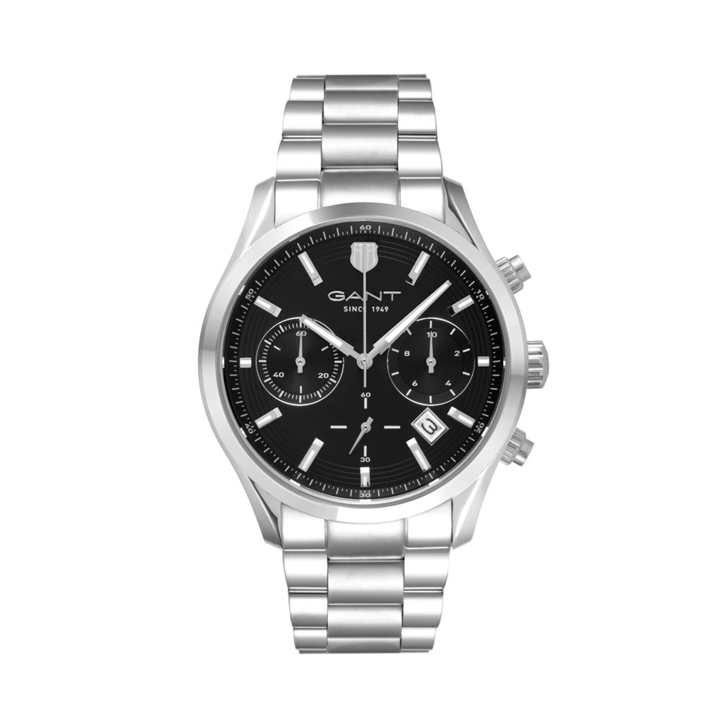 GANT Prestige Swiss Movement Μαύρο Silver Stainless Steel P206002