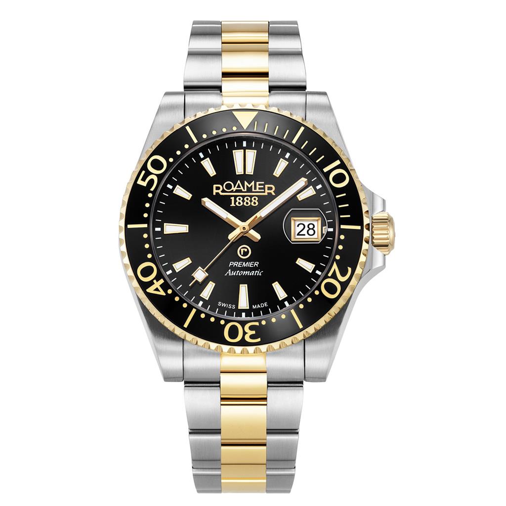 ROAMER Premier Automatic Two Tone Stainless Steel Bracelet 986983-47-85-21