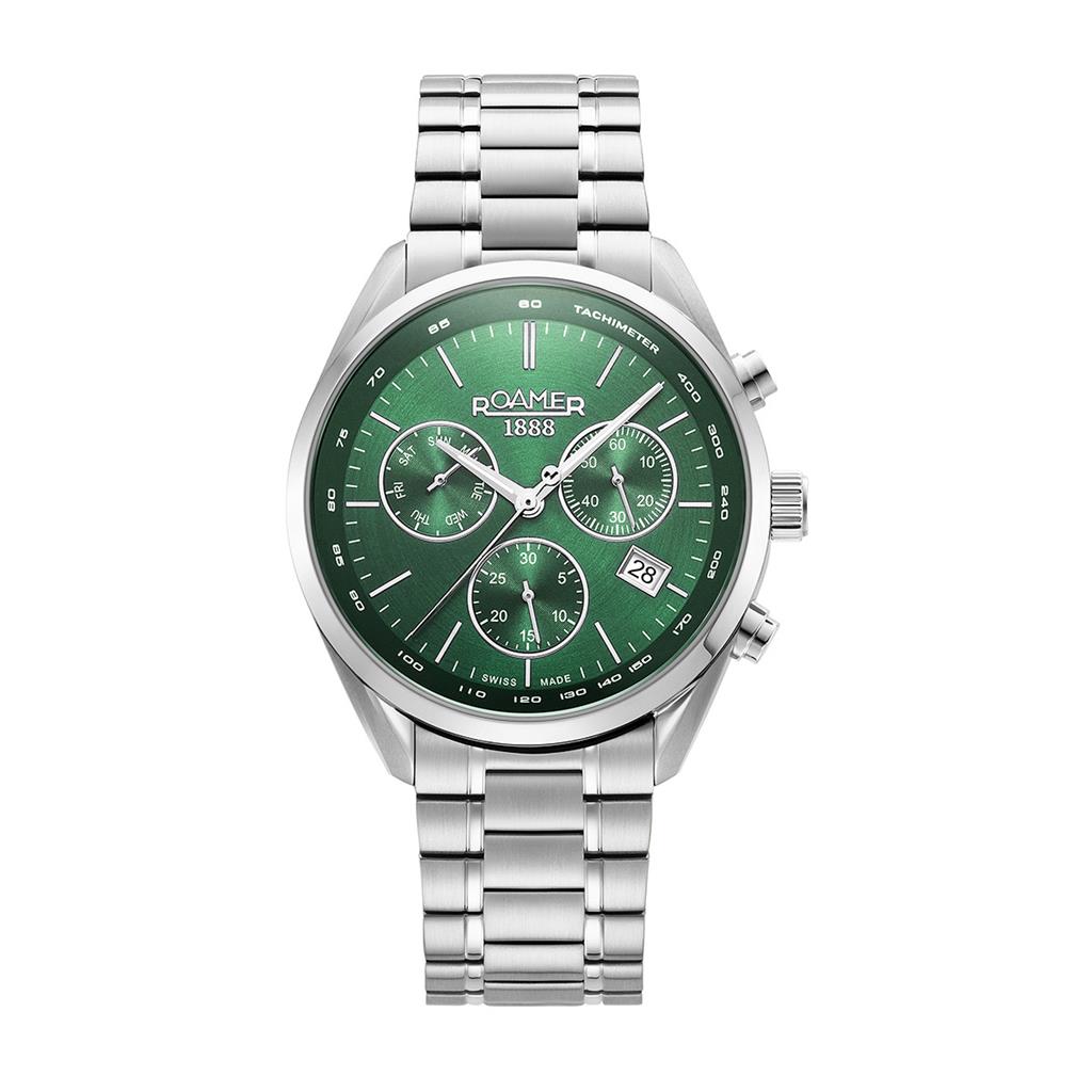 ROAMER Pro Chrono Chronograph Silver Stainless Bracelet 993819-41-75-20