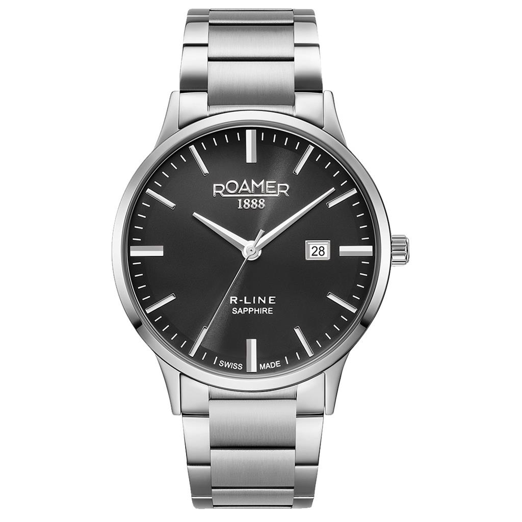 ROAMER R-Line Silver Stainless Steel Bracelet 718833-41-55-70