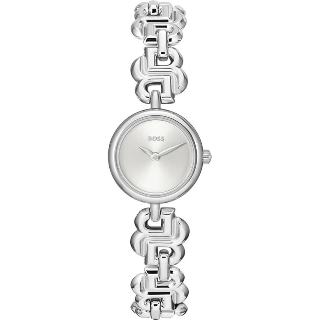 HUGO BOSS Double B Silver Stainless Steel Bracelet 1502793