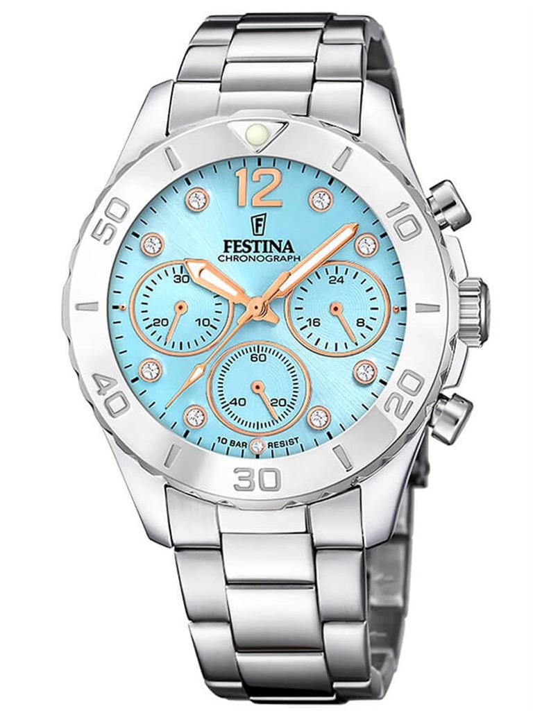 FESTINA Boyfriend Silver Stainless Steel Bracelet F20603/4