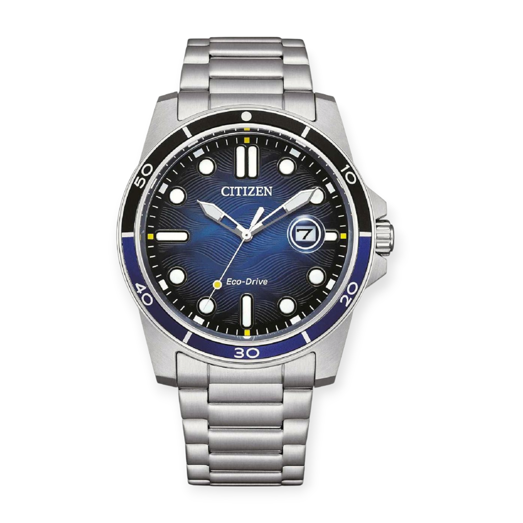 Citizen AW1810-85L Men’s Watch Blue Dial Stainless Steel