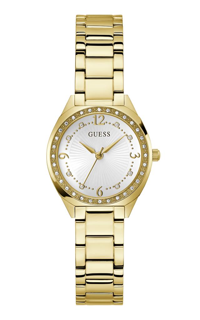 GUESS Charlotte Crystals Gold Stainless Steel Bracelet GW0767L2
