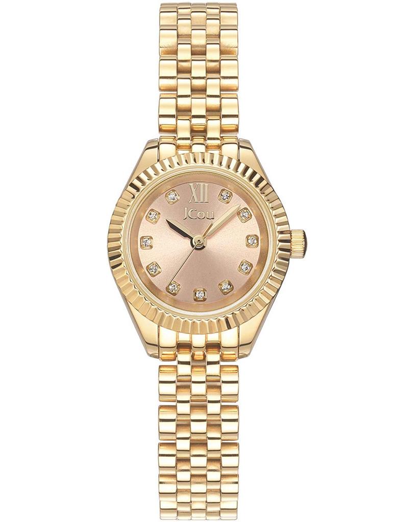 JCOU Eden Crystals Gold Stainless Steel Bracelet JU19083-5